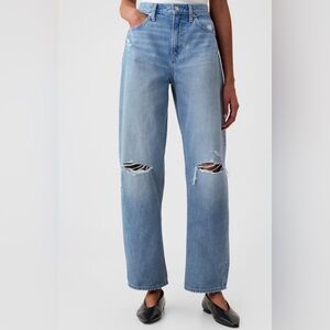 GAP Size 27 (4P) High Rise Barrel Jeans